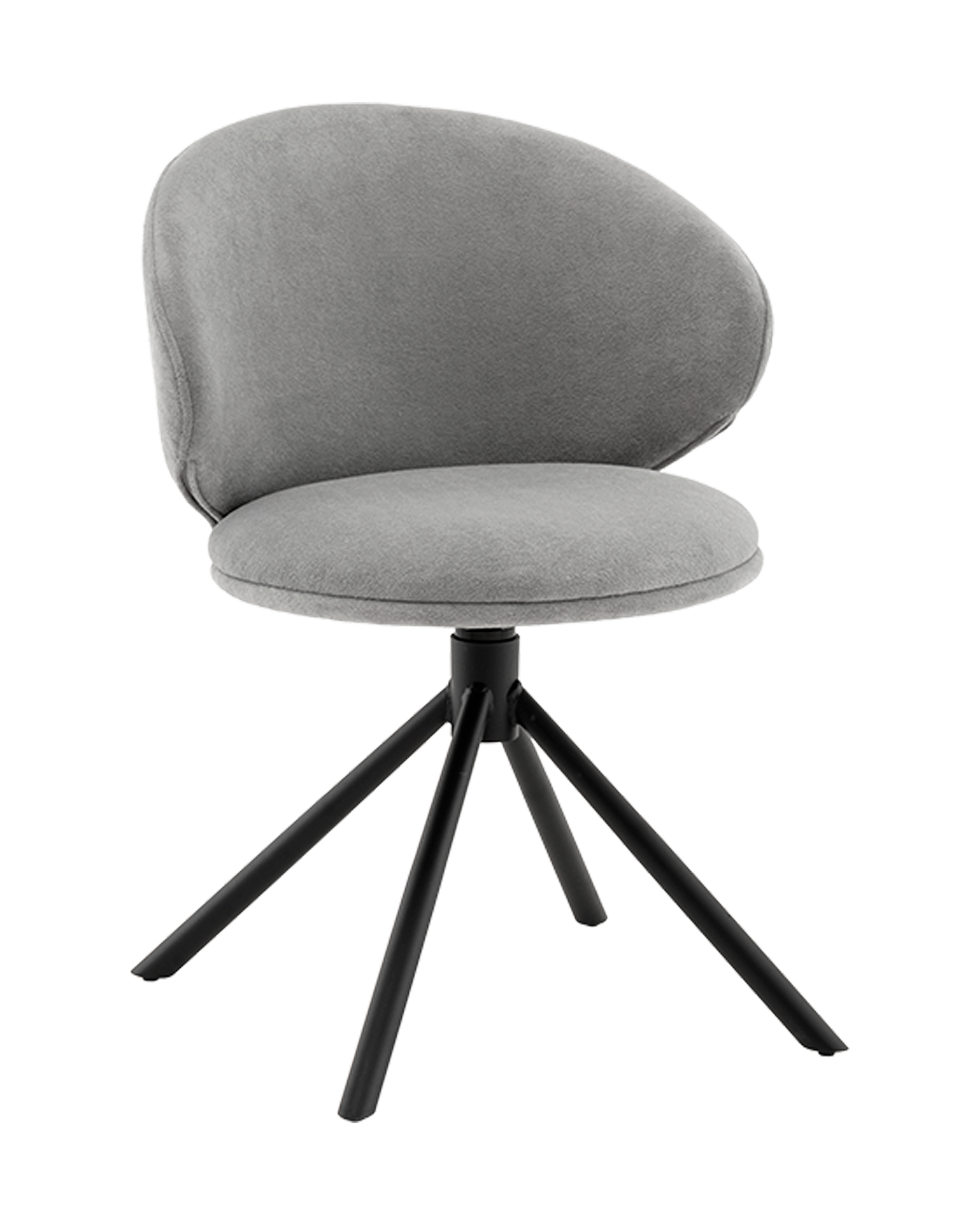 Стул Труфальд велюр светло-серый