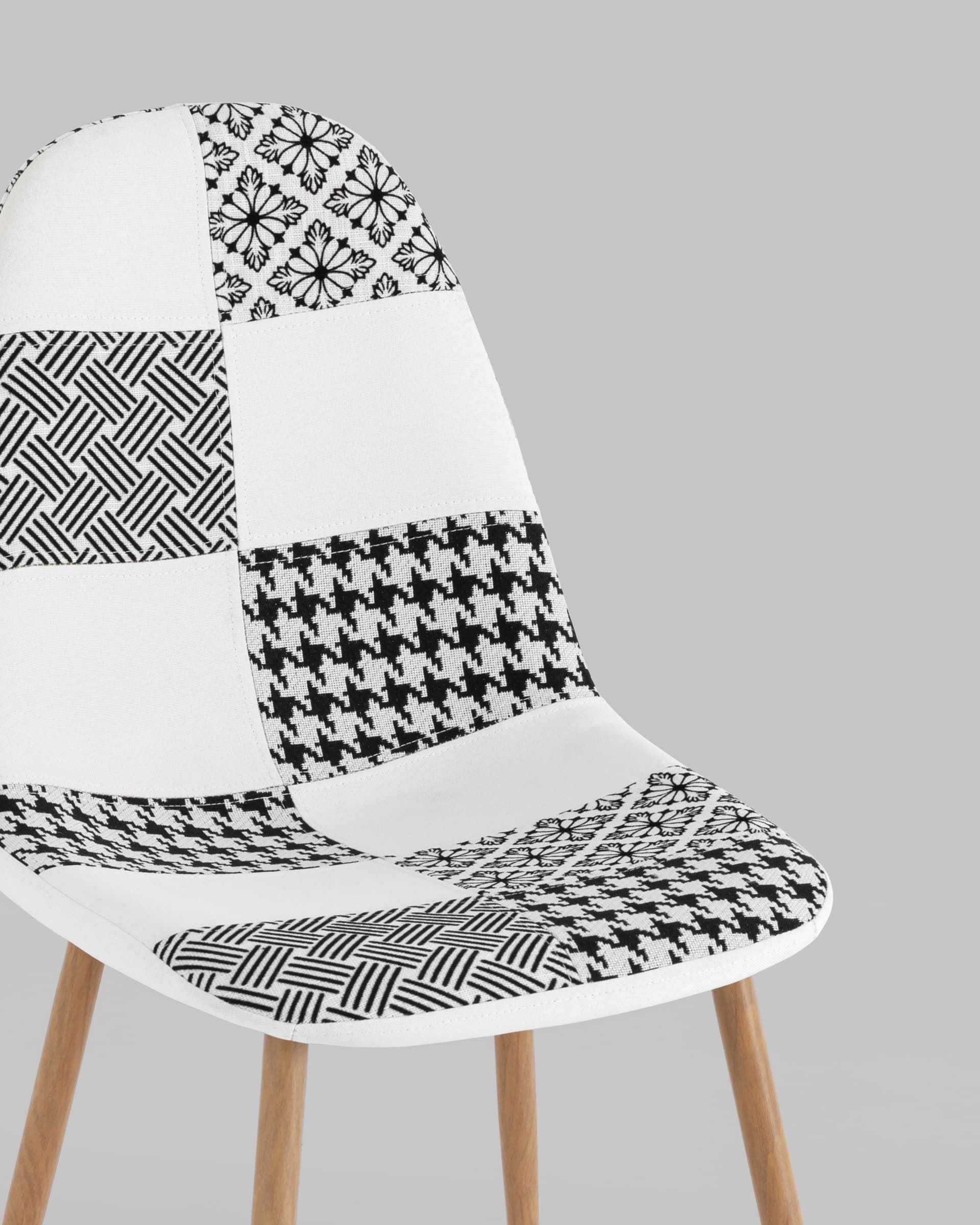 Стул Валенсия SN пэчворк черно-белый — изображение 10