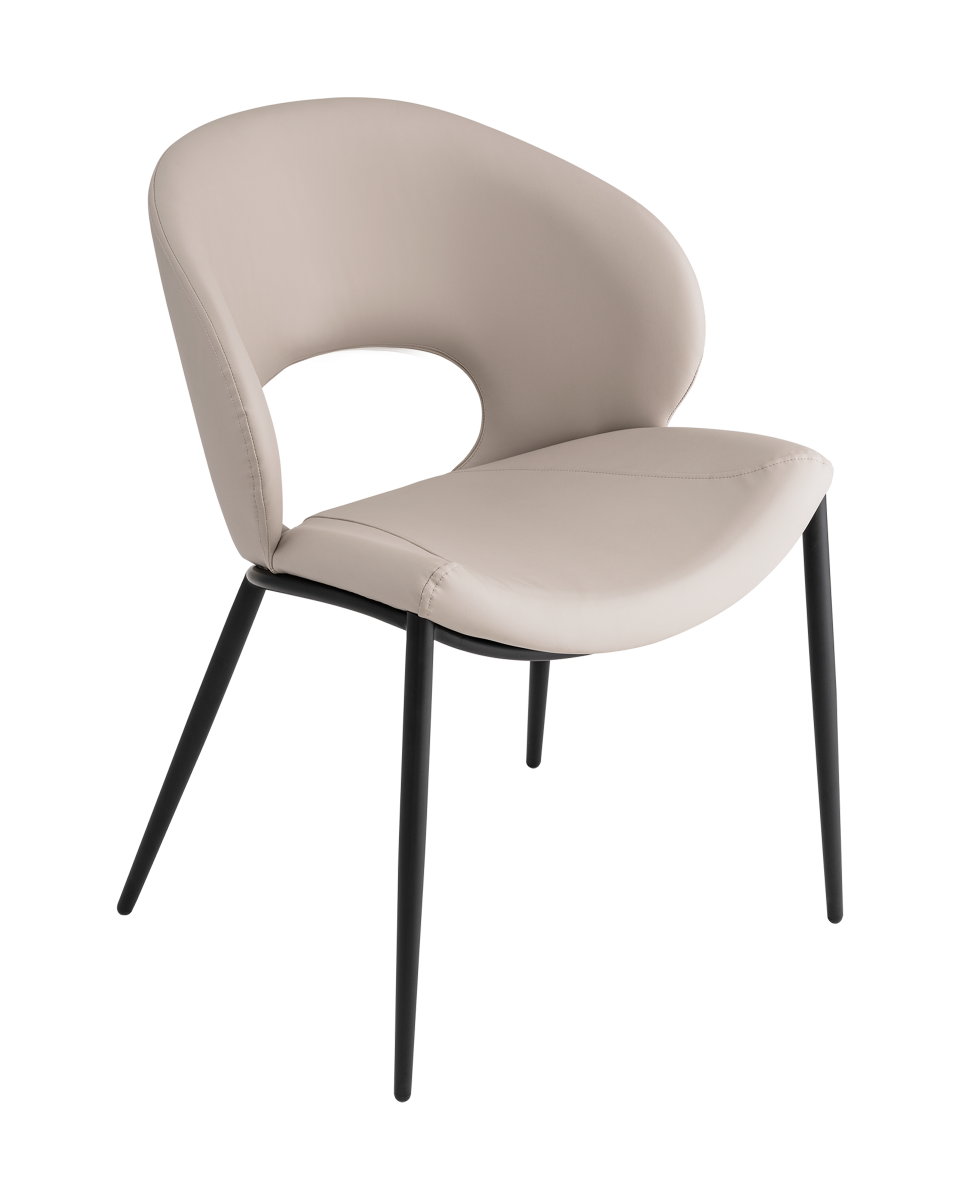 Стул Вивьен экокожа светло-бежевый