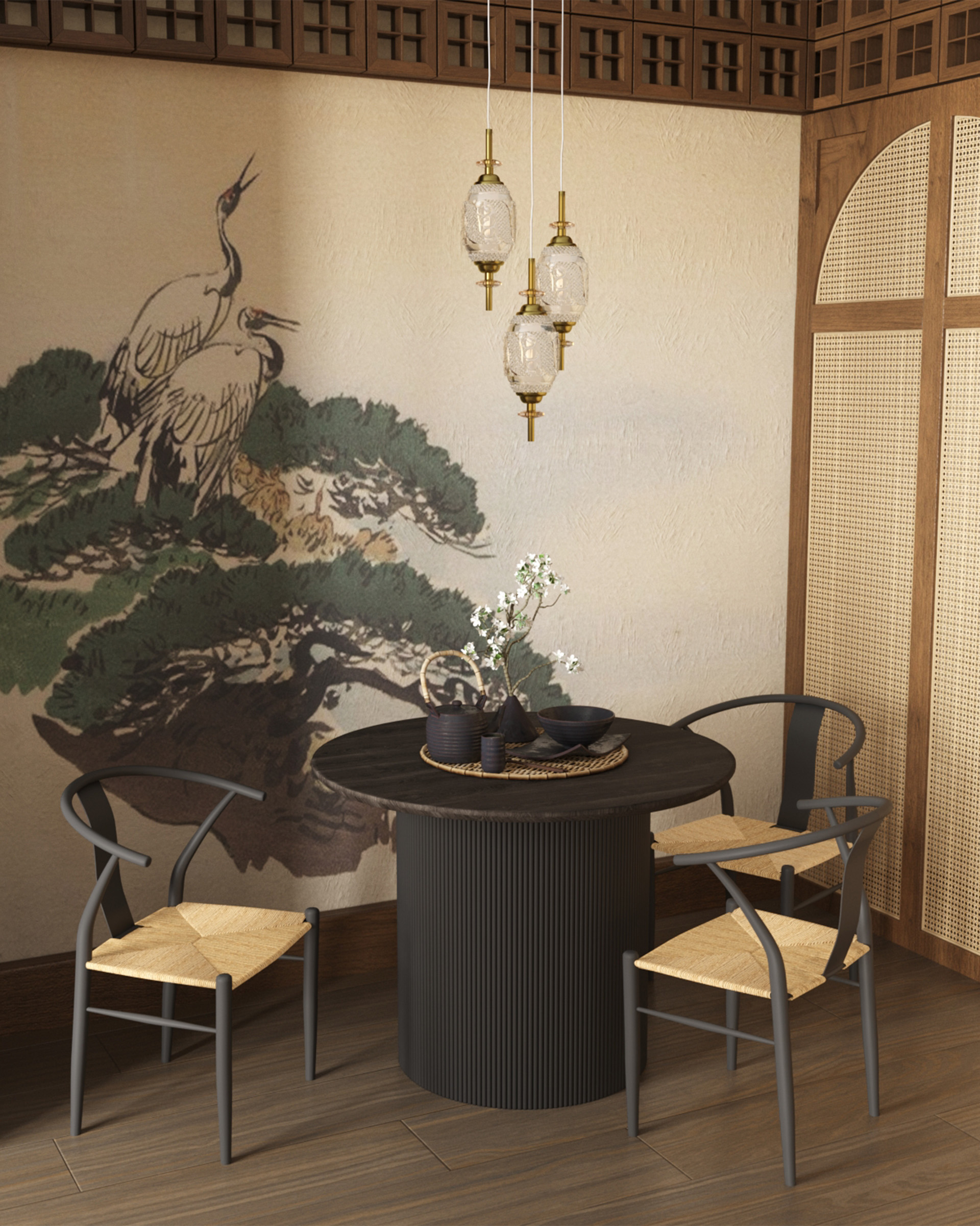 Стол обеденный Ballet 100*75 темное дерево — изображение 4