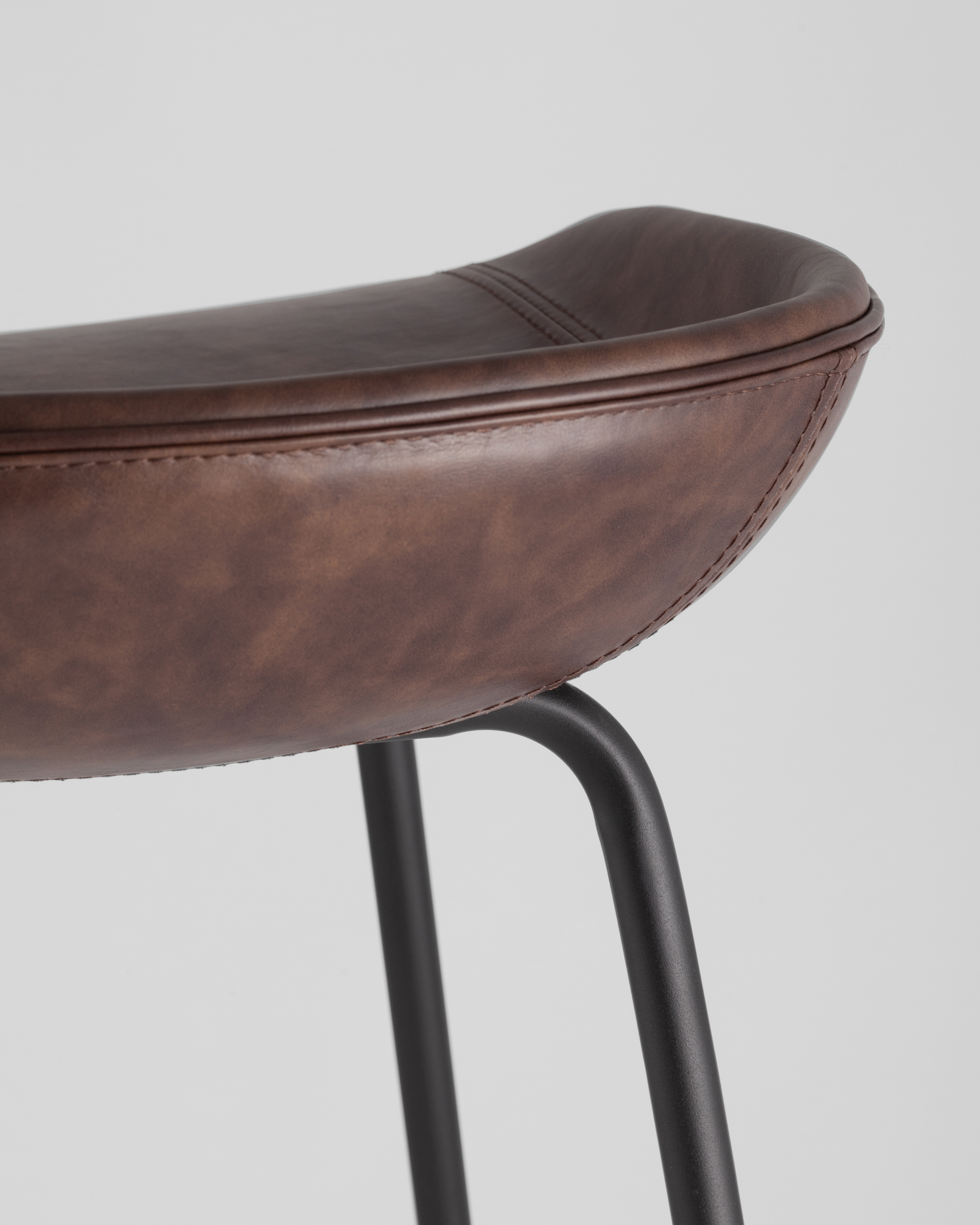 Стул барный Beetle Lite PU коричневый 2 шт — изображение 8
