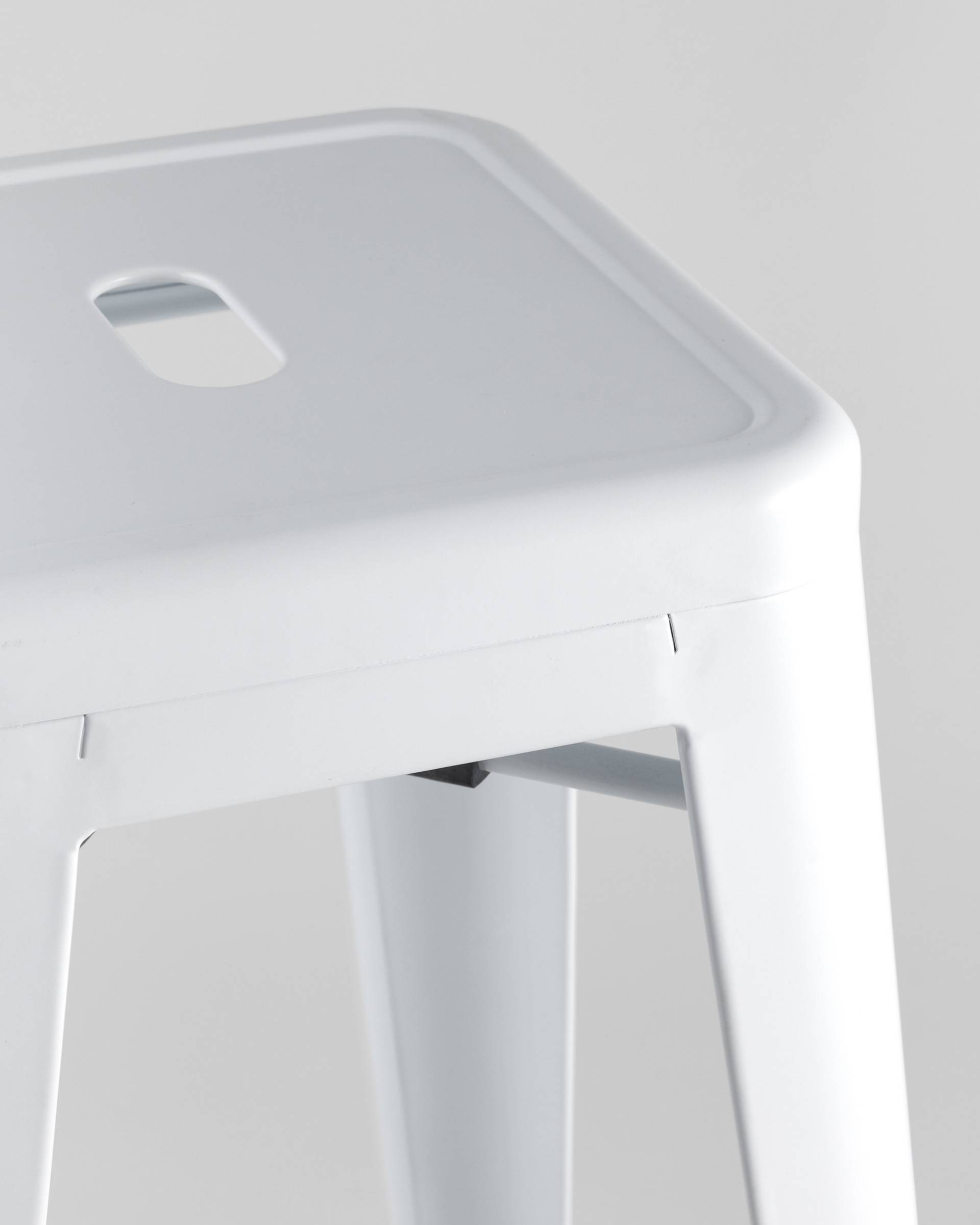 Стул барный TOLIX белый глянцевый — изображение 6