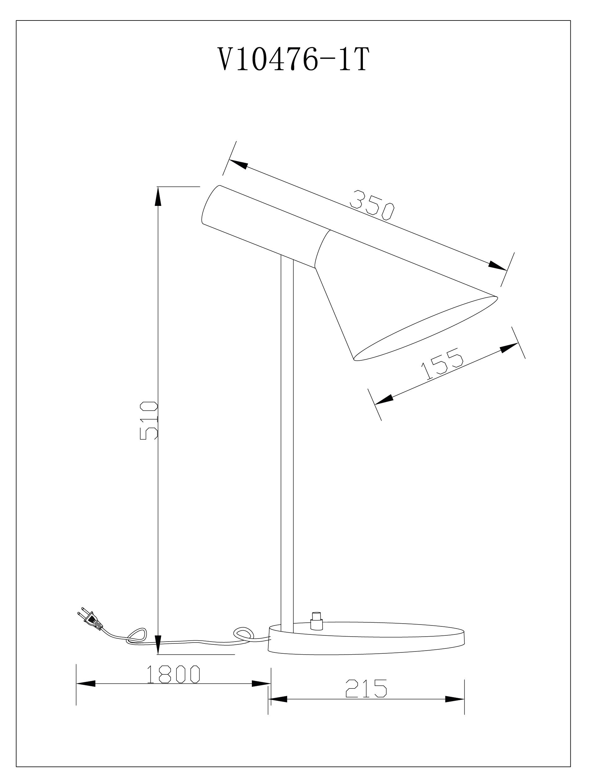 Лампа настольная Moderli V10476-1T Turin — изображение 5
