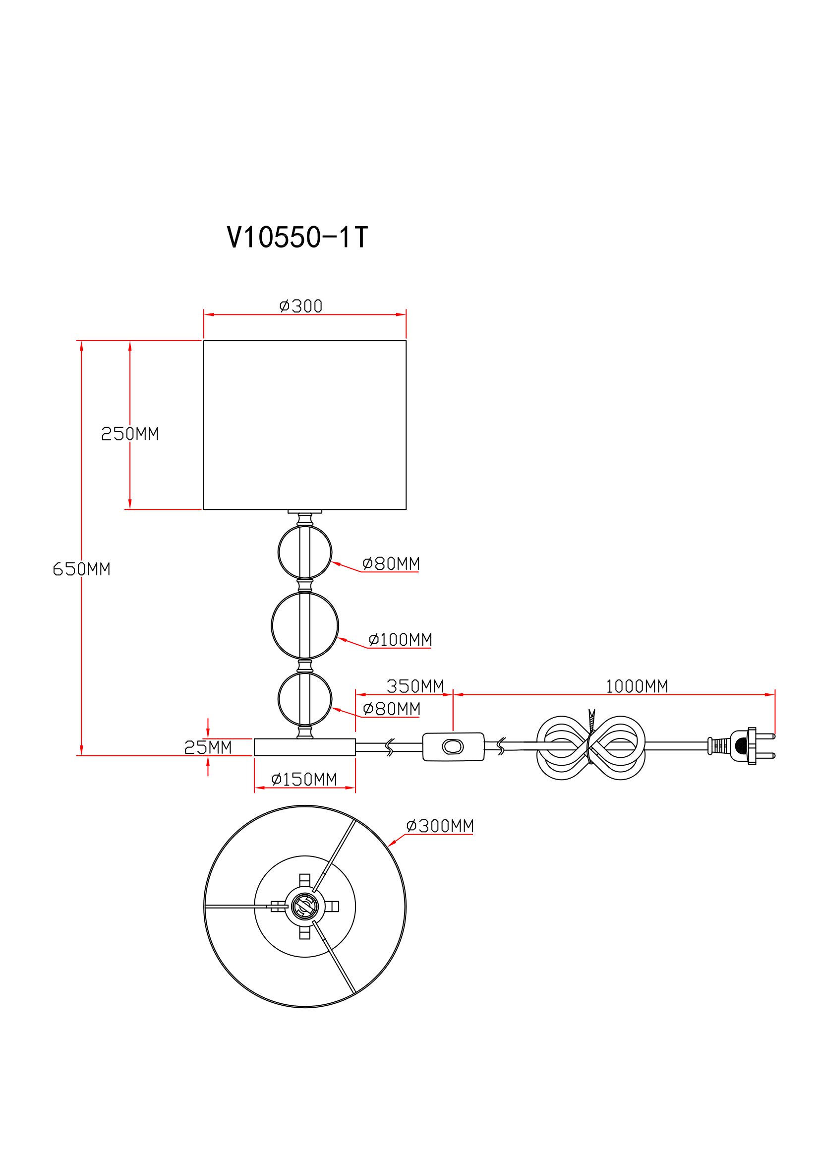 Лампа настольная Moderli V10550-1T Brulee — изображение 6