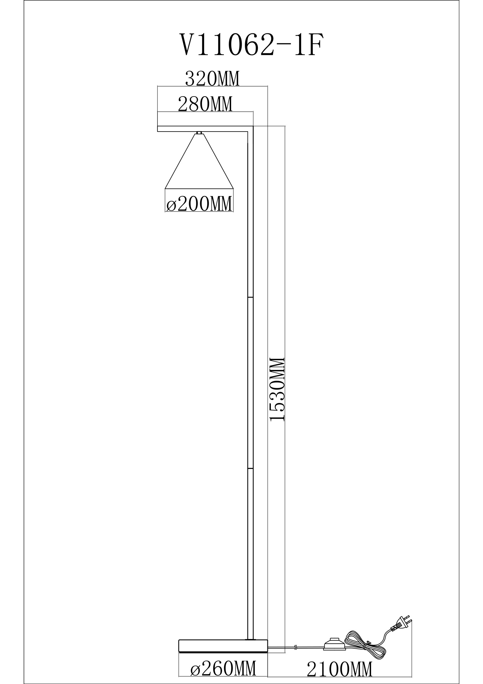 Торшер Moderli V11593-1F Omaha — изображение 7
