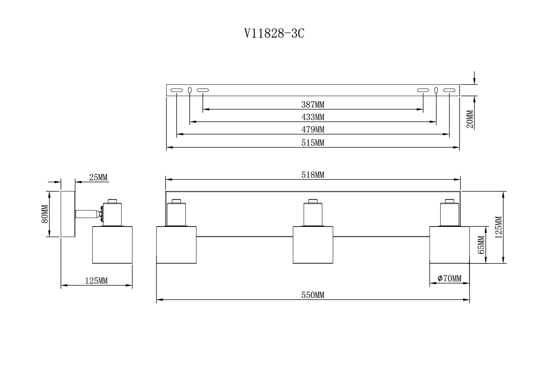Спот Moderli V11828-3C Malet — изображение 3