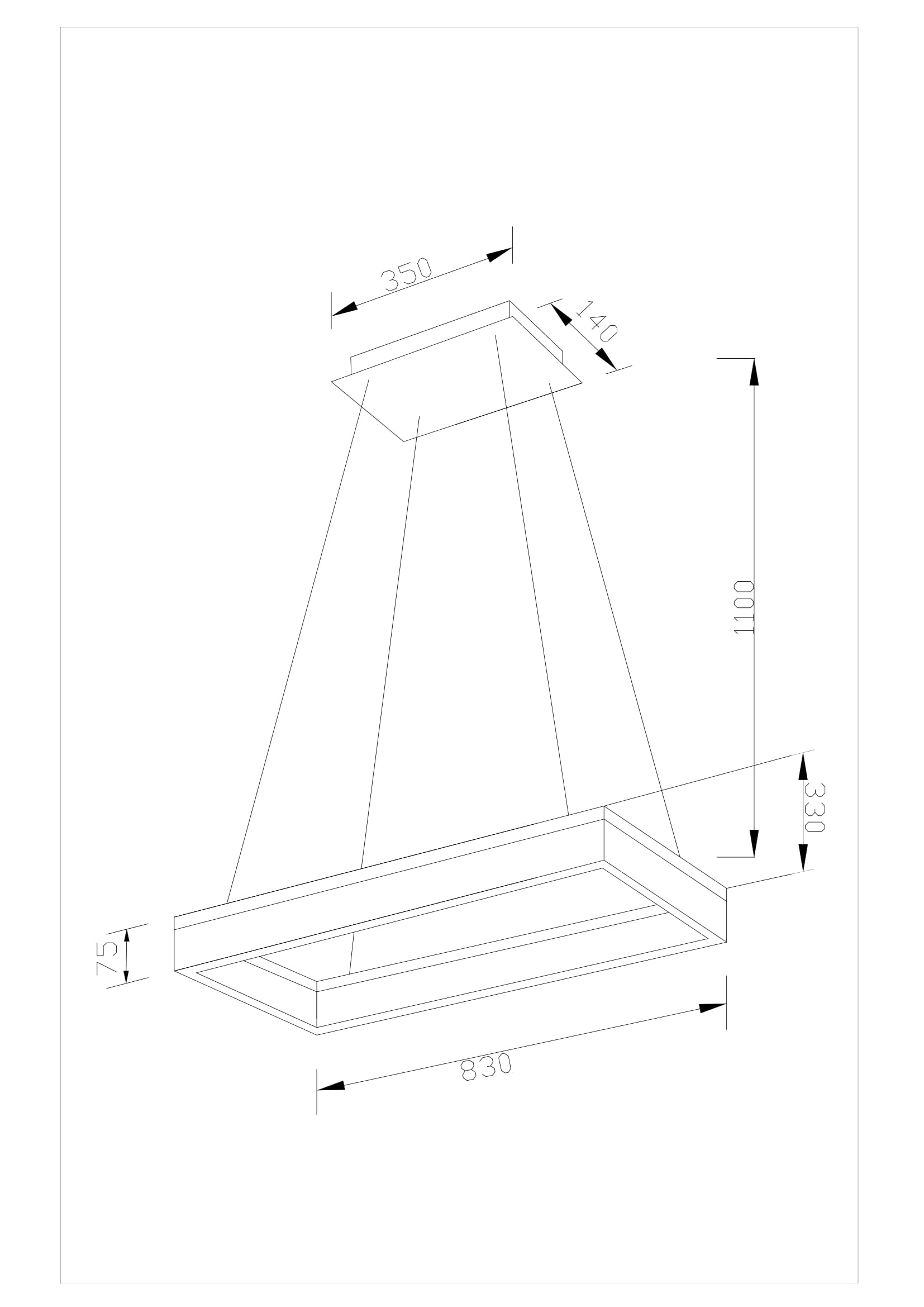 Светодиодный подвесной светильник Moderli V1730-PL Euro — изображение 7