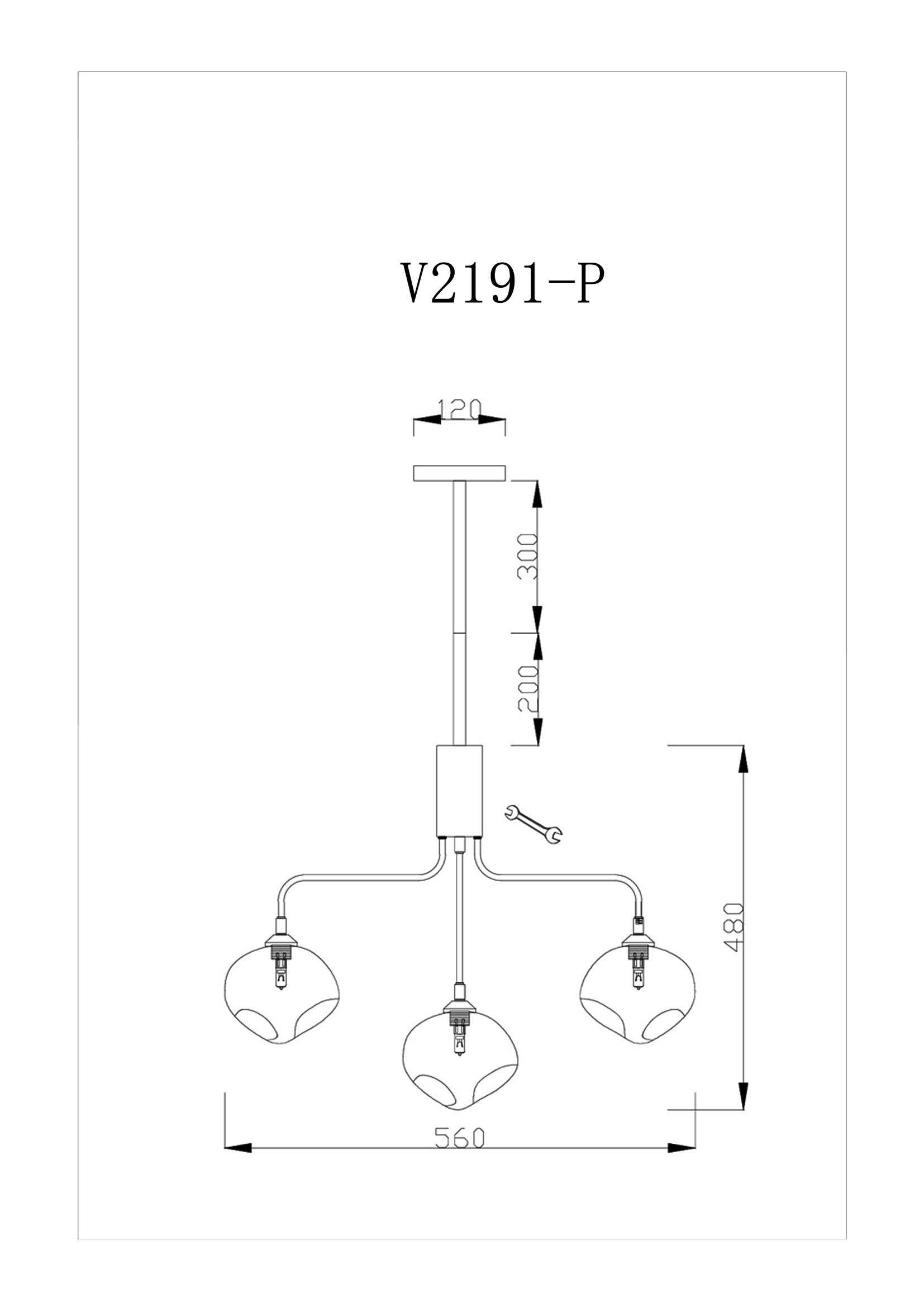 Подвесная люстра Moderli V2191-P Santa — изображение 6