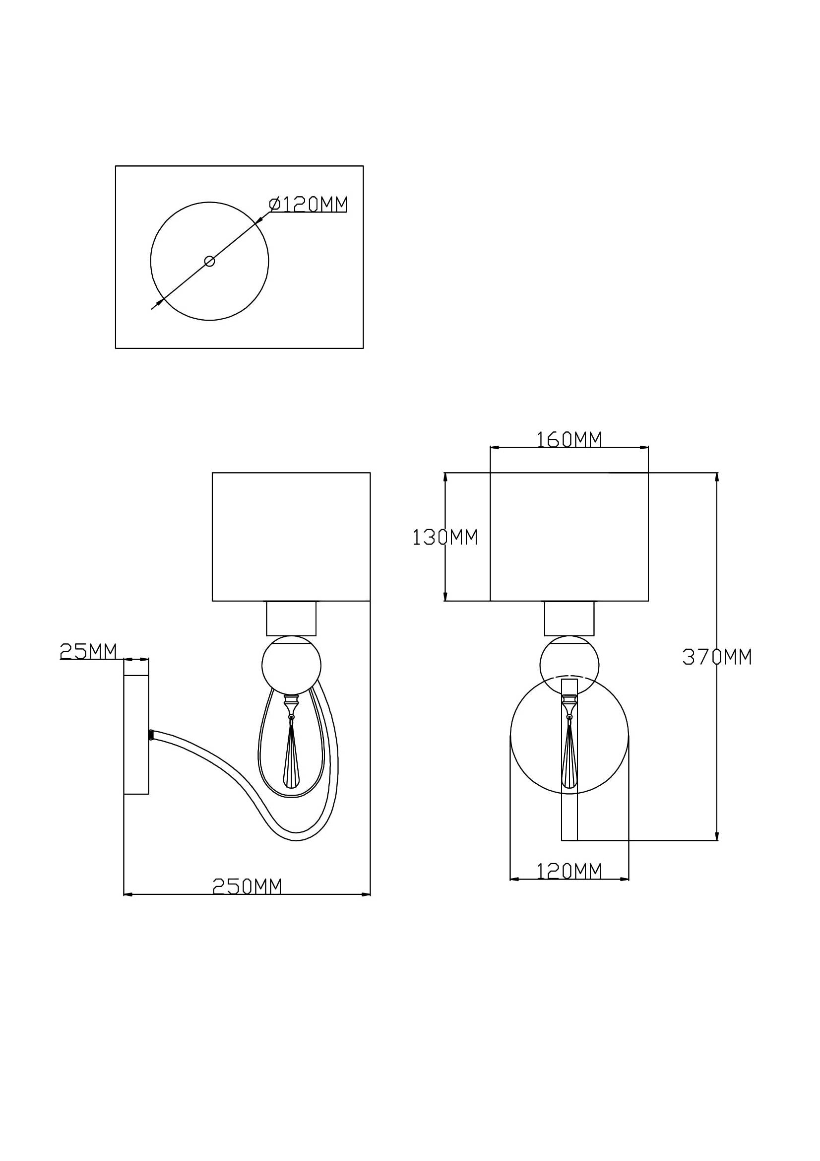 Бра Moderli V2583-1W Dark — изображение 10