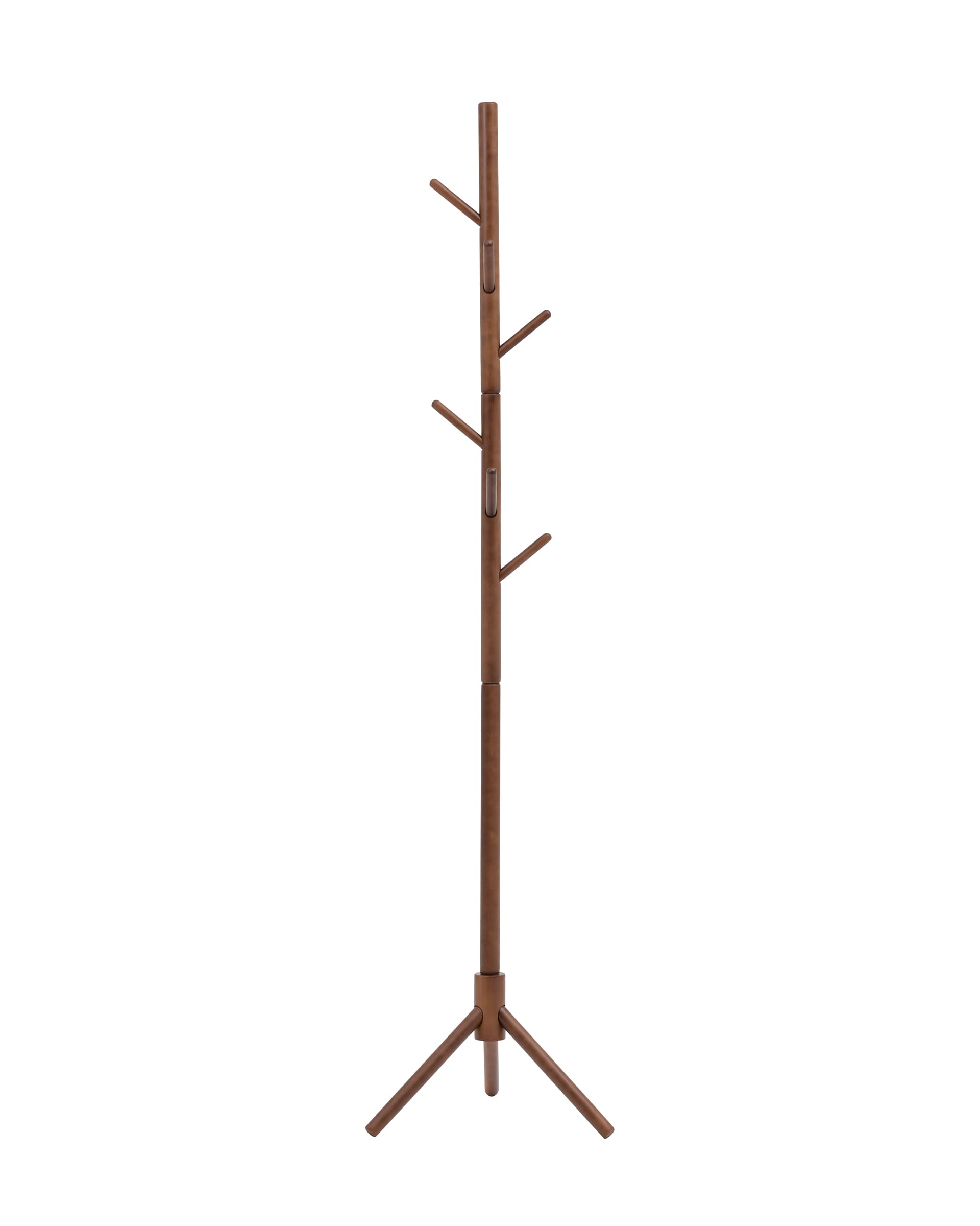 Вешалка напольная Hook темное дерево