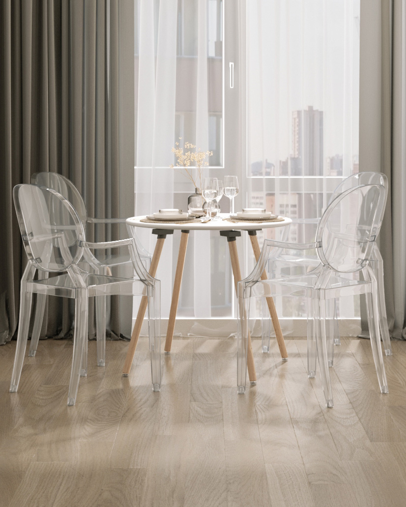 Стол Oslo Round WT New белый — изображение 4