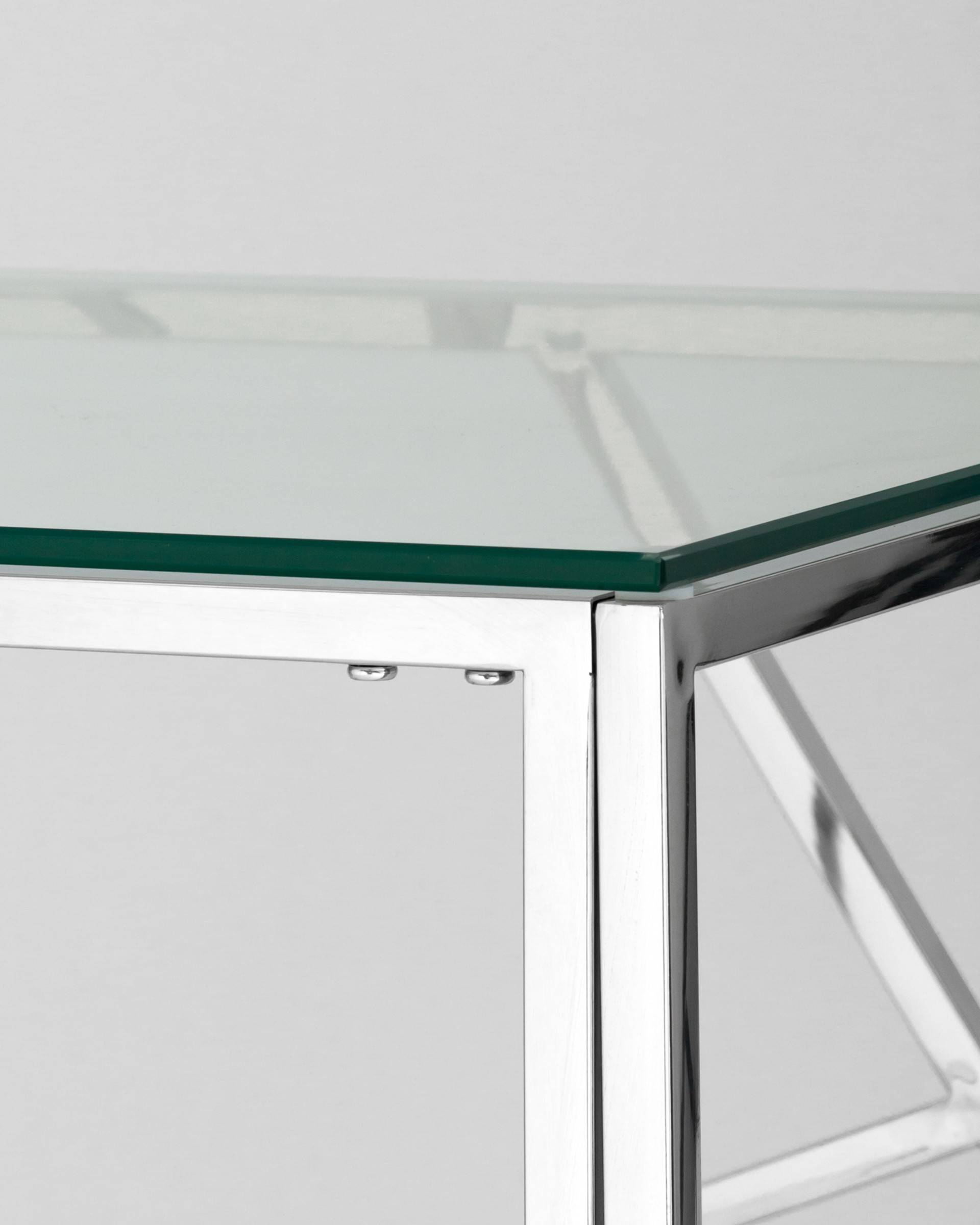 Журнальный столик 55*55 АРТ ДЕКО серебро — изображение 5