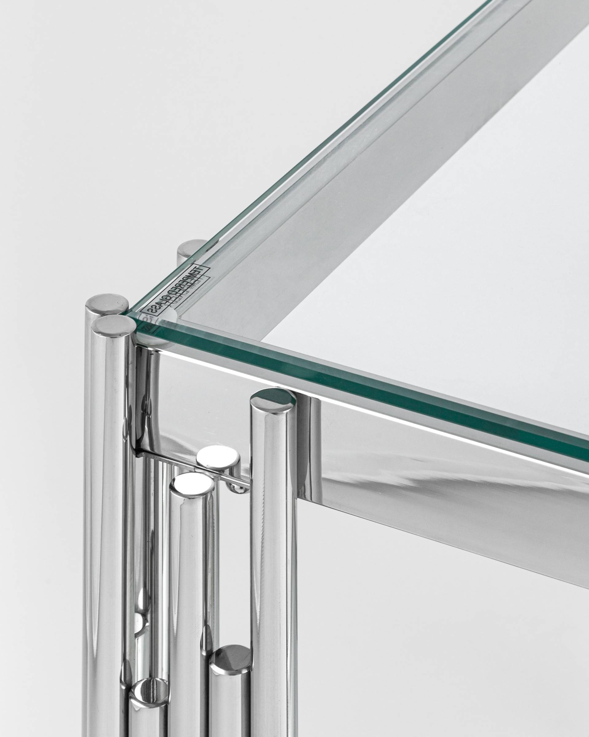 Журнальный столик 55*55 ГЭТСБИ серебро — изображение 7