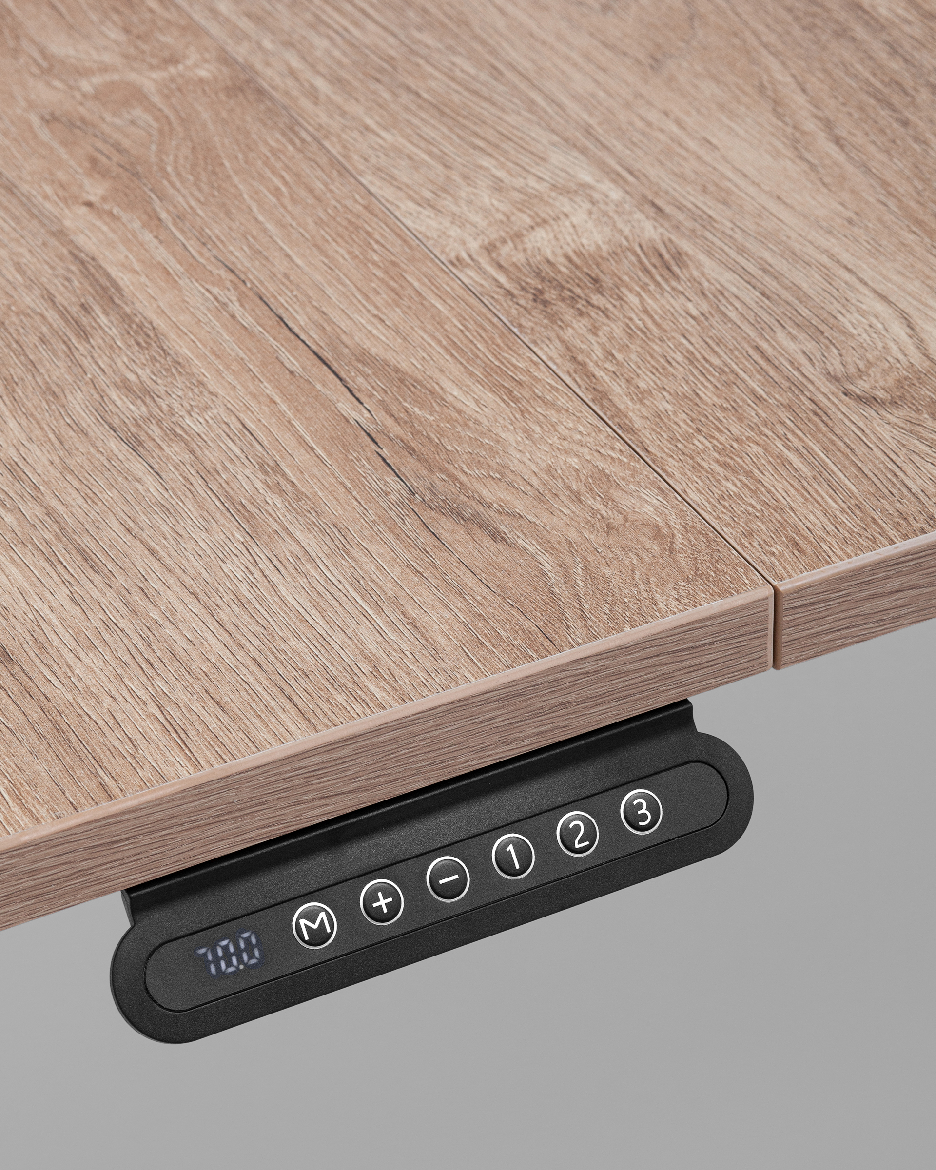 Стол с регулировкой высоты, 1 мотор, память 3 уровня высоты,белый, 140*60 см, светлое дерево — изображение 7