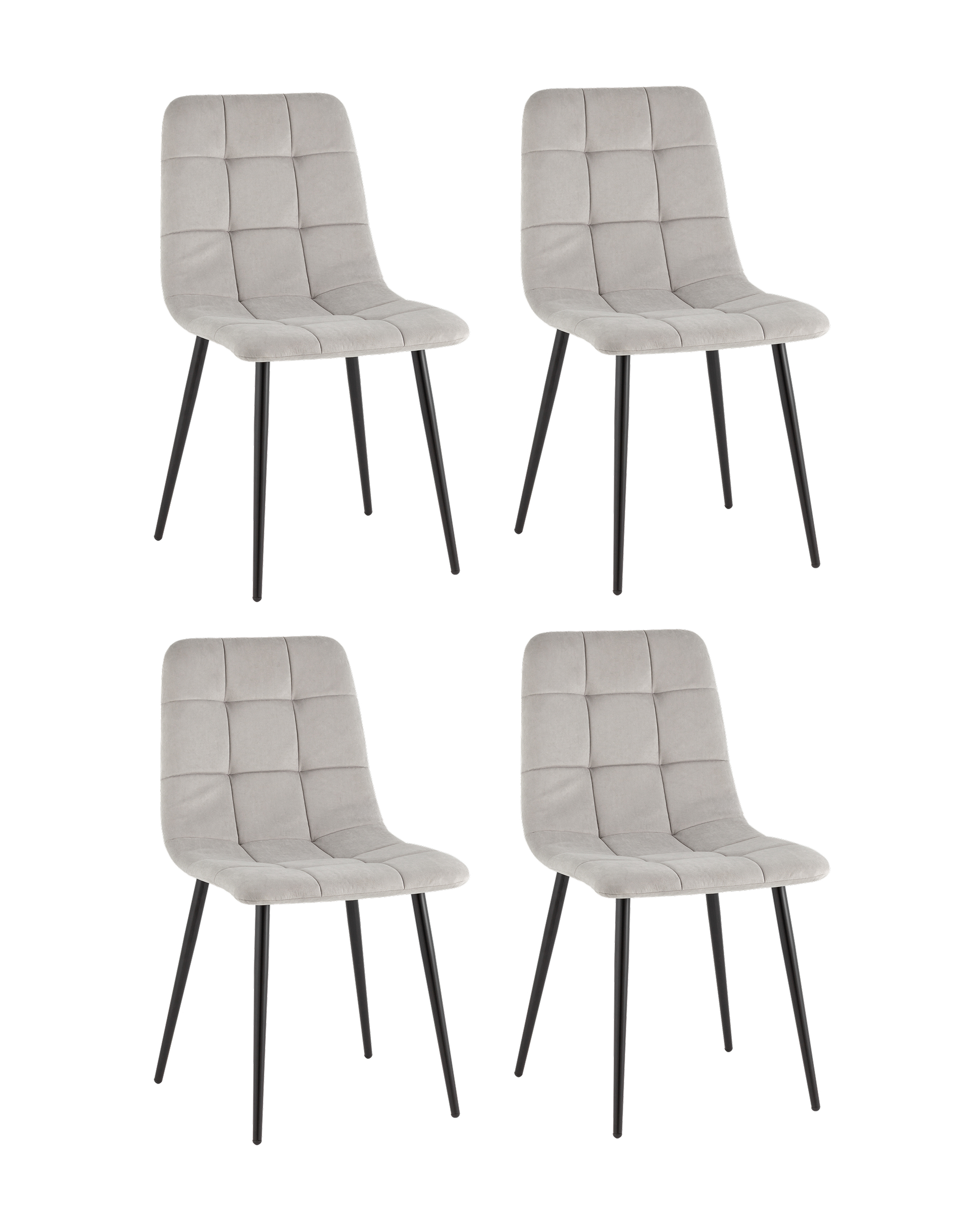 Стул Одди Original светло-серый 4 шт.