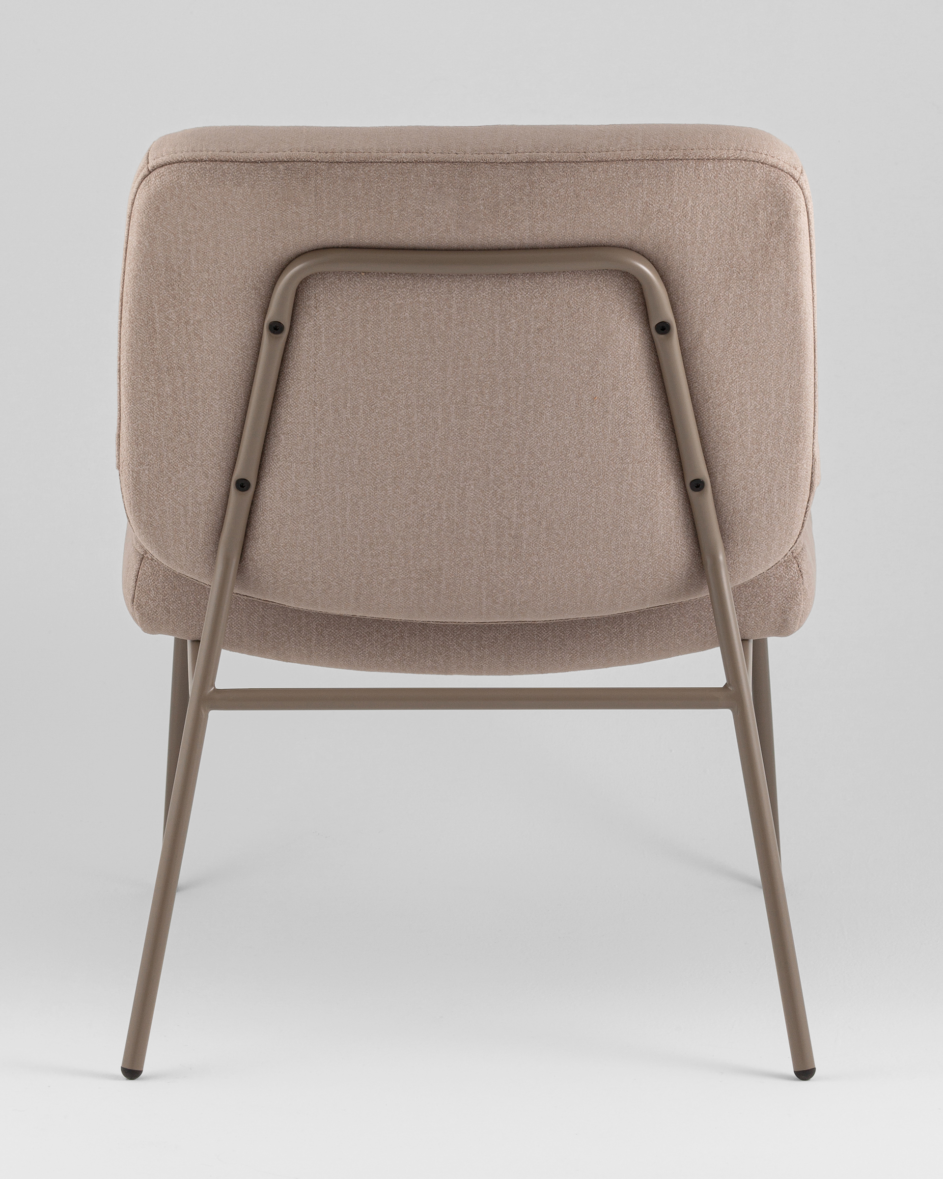 Кресло Эбигейл велюр бежевый, каркас бежево-серый — изображение 5