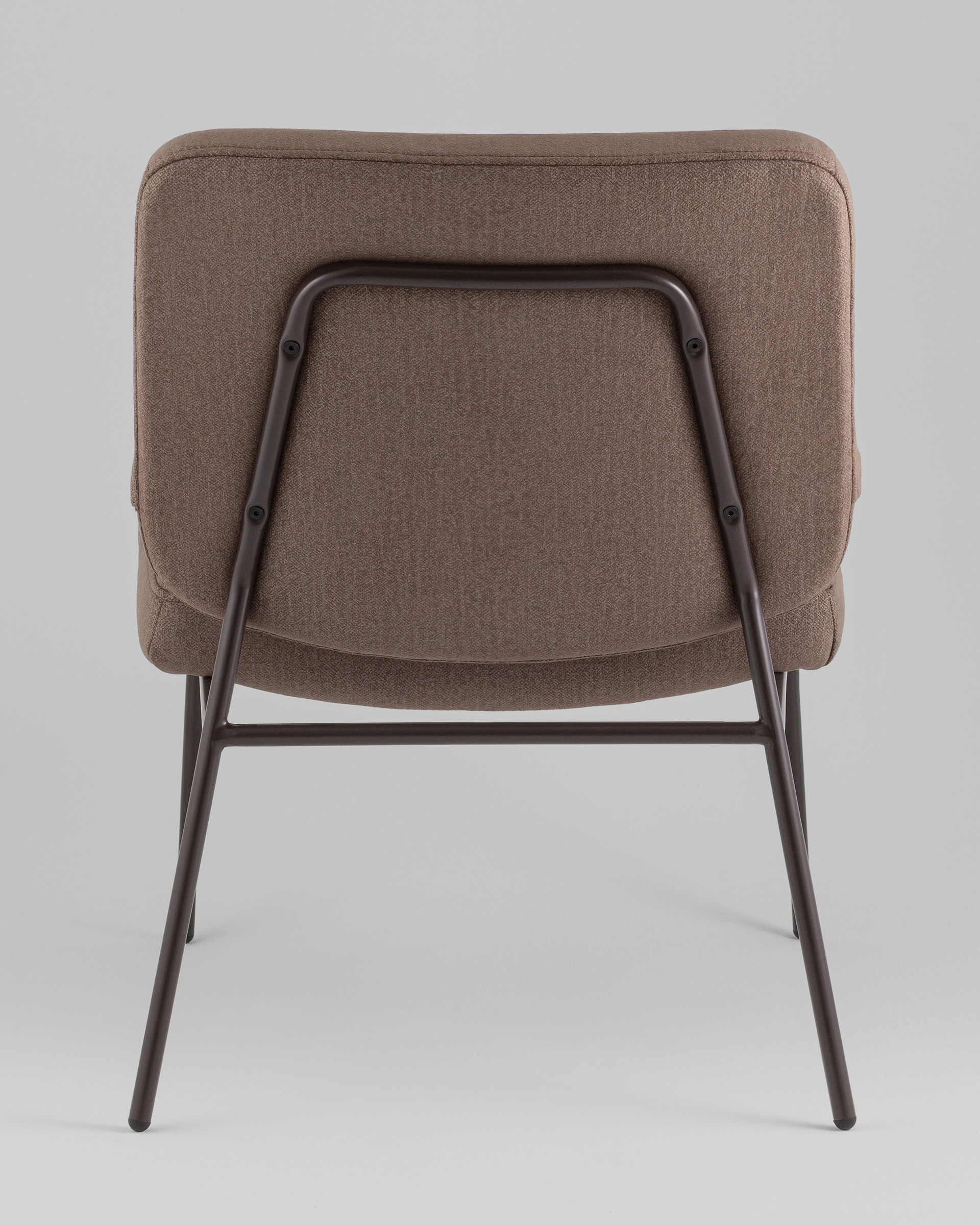 Кресло Эбигейл велюр коричневый, каркас серо-коричневый — изображение 5