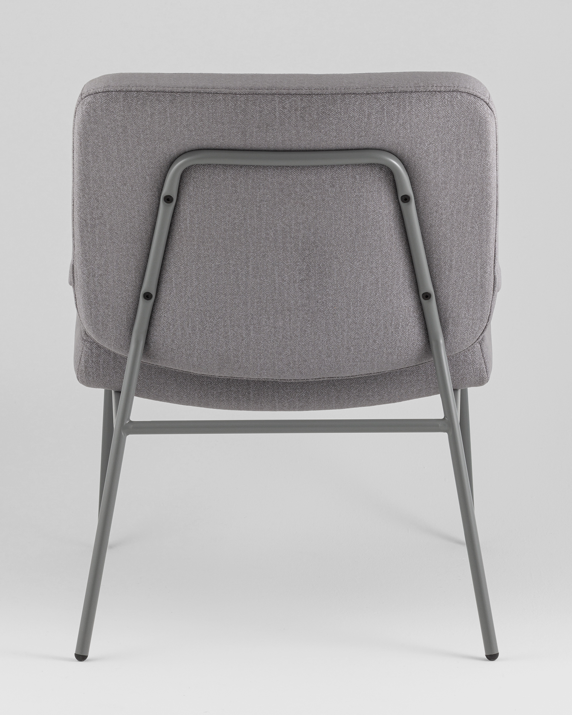 Кресло Эбигейл велюр серый, каркас серый — изображение 10