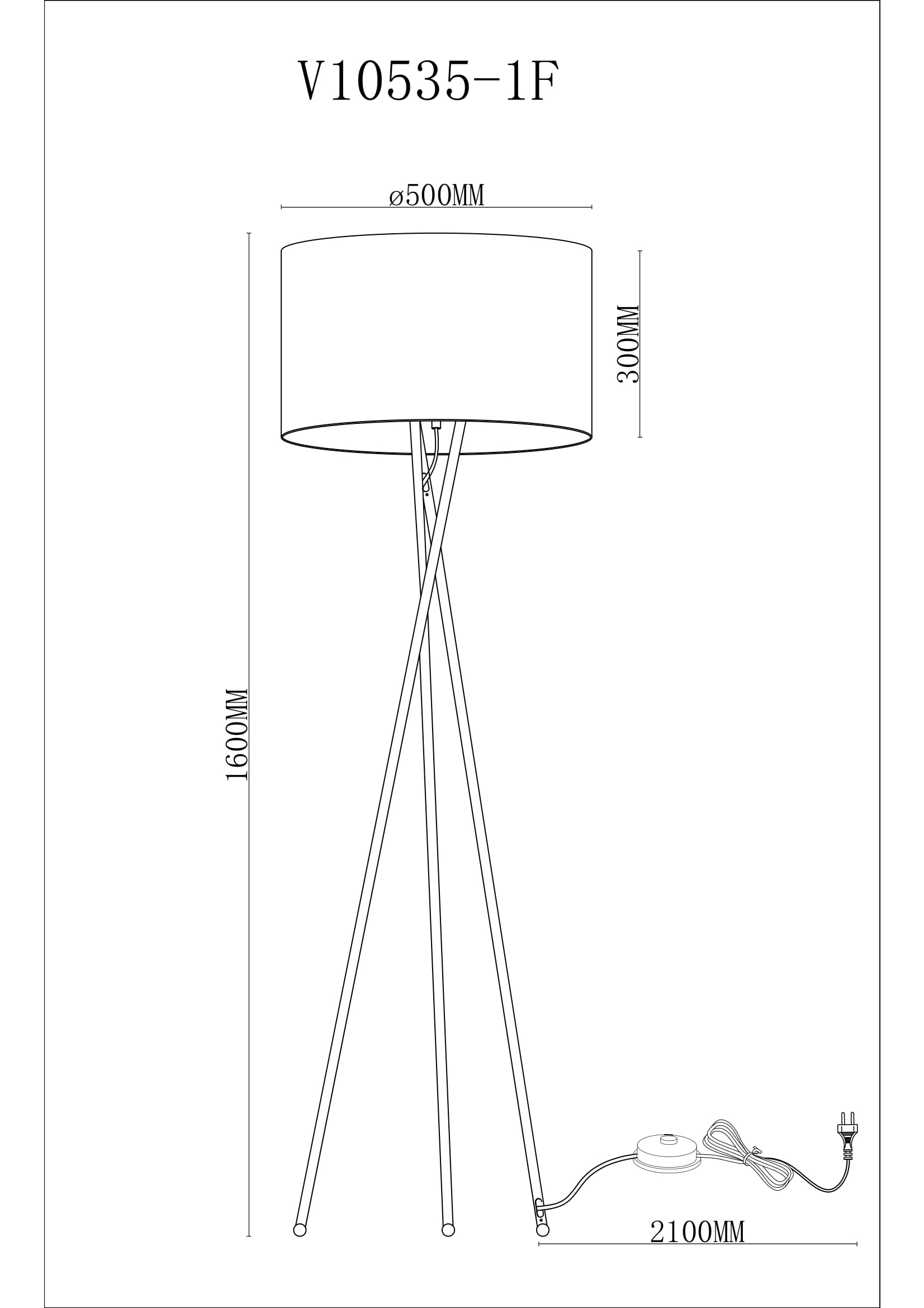 Торшер Moderli V11597-1F Palma — изображение 6