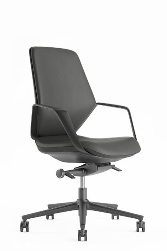 Кресло Davos-M STAR-CL-M Темно-серый/Металл Черный