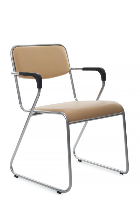 Кресло Никс Плюс RCH OMKL-04 Бежевый/Металл окрашенный Хром