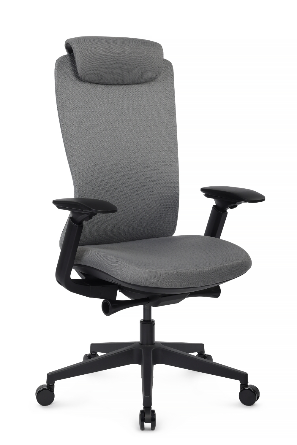 Кресло Гемини EGE-002A Черный пластик/Серый