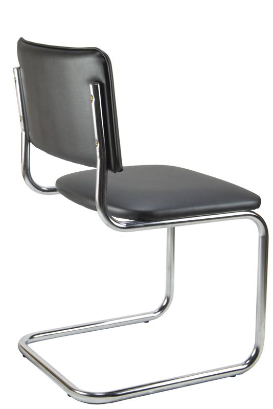 Стул сильвия 02S Черный/Металл Хром гальв. — изображение 3