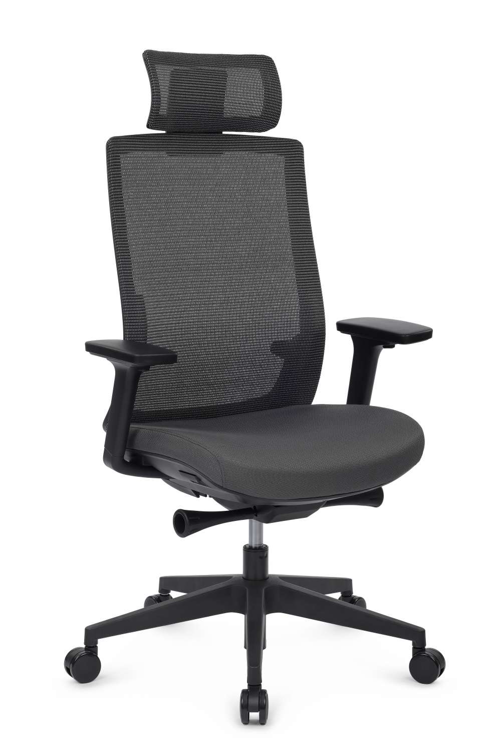 Кресло Forum CH-312A Черный пластик/Серый