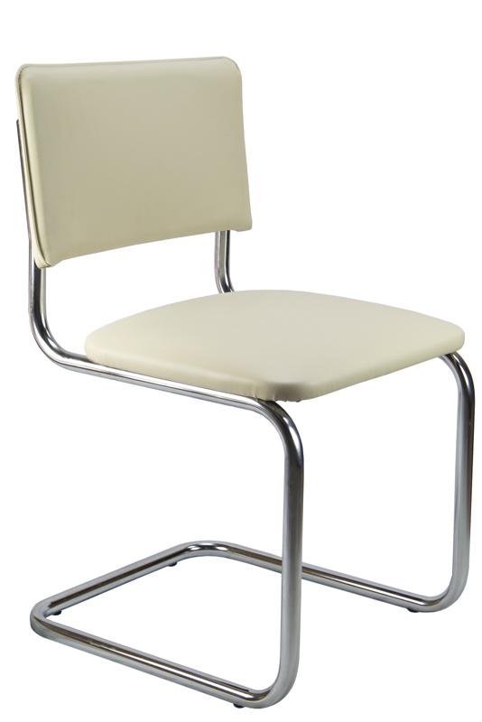 Стул сильвия 02S Бежевый/Металл Хром гальв.