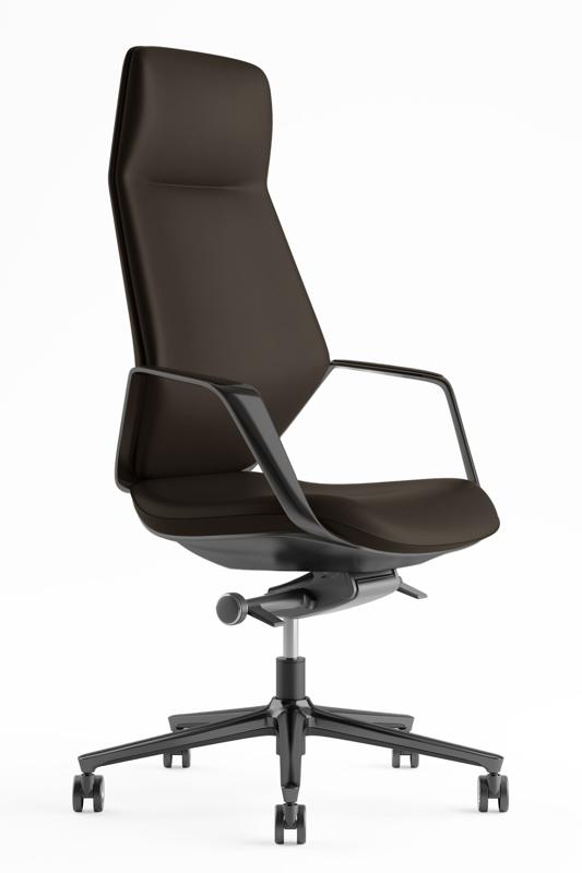 Кресло Davos STAR-CL-H Коричневый/Металл Черный