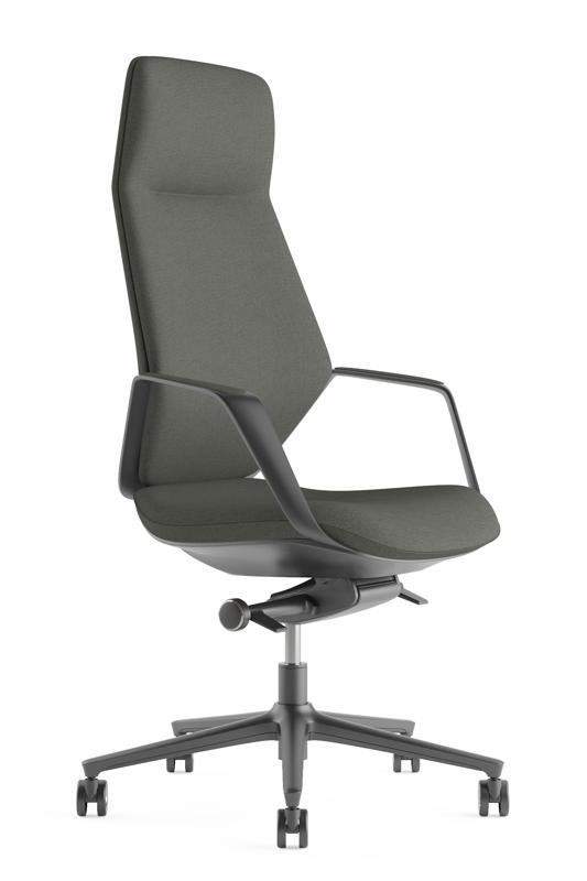 Кресло Davos STAR-C-H Темно-серый/Металл Черный