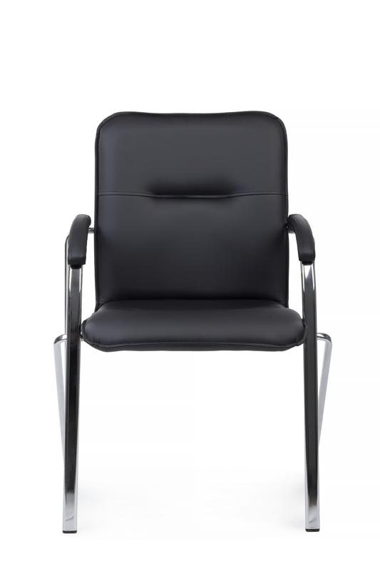 Стул самба с мягкими подлокотниками SMB-01H Хром гальв. Черный — изображение 8