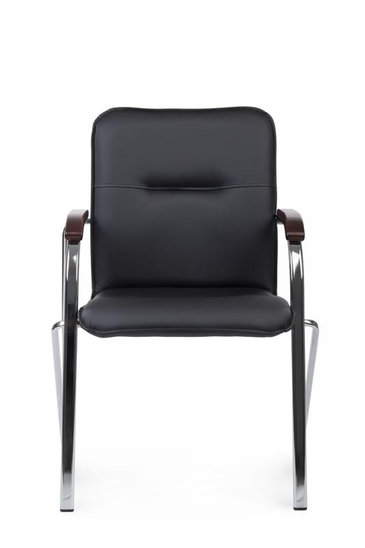 Стул самба с деревянными подлокотниками SMB-02H Хром гальв. Черный — изображение 8