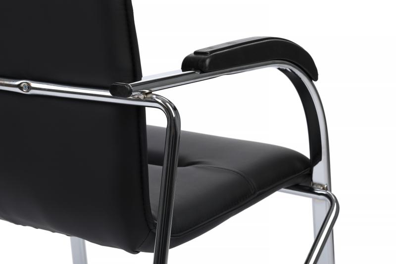 Стул самба с пластиковыми подлокотниками SMB-03H Хром гальв. Черный — изображение 10