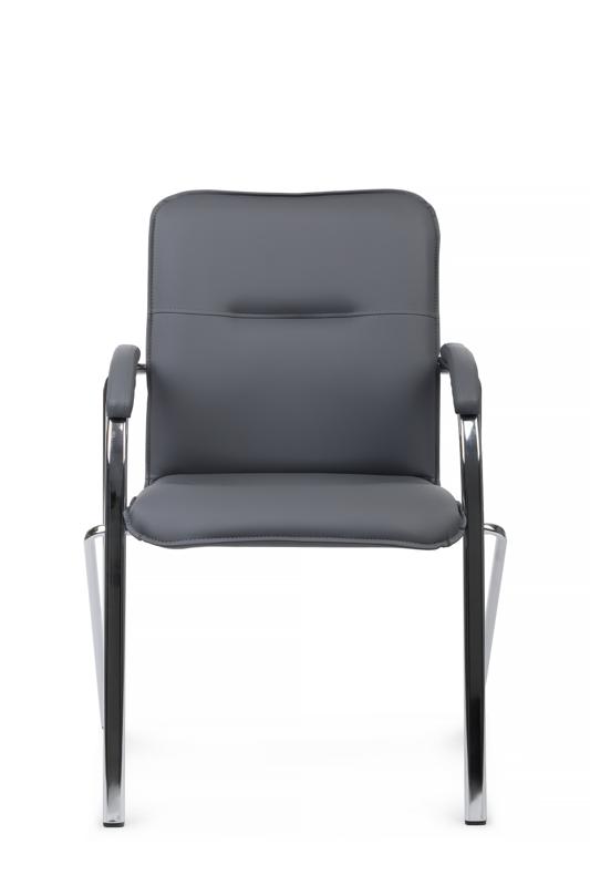 Стул самба с мягкими подлокотниками SMB-01H Хром гальв. Серый — изображение 8