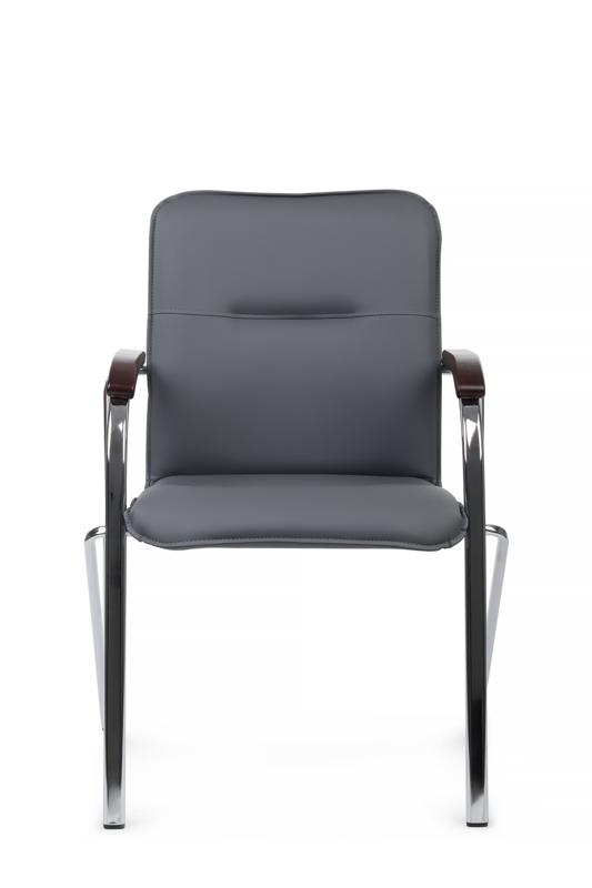 Стул самба с деревянными подлокотниками SMB-02H Хром гальв. Серый — изображение 8