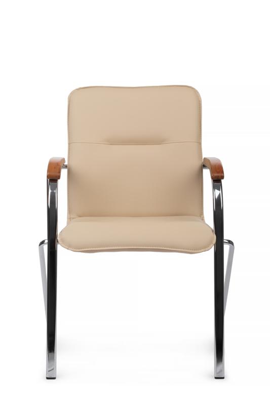 Стул самба с деревянными подлокотниками SMB-02H Хром гальв. Бежевый — изображение 8