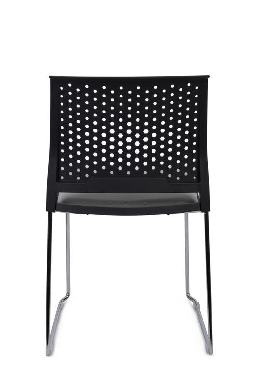 Кресло Колор RCH D918B Черный пластик/Серая ткань — изображение 4