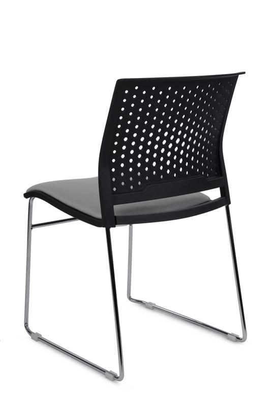 Кресло Колор RCH D918B Черный пластик/Серая ткань — изображение 5